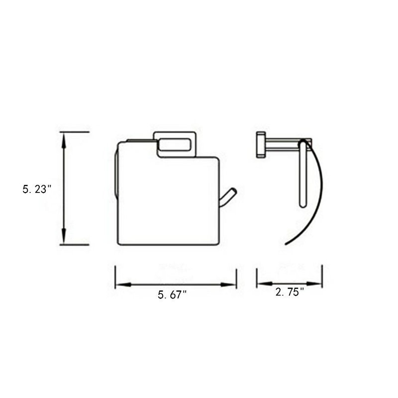 Wall Mounted Toilet Paper Holder