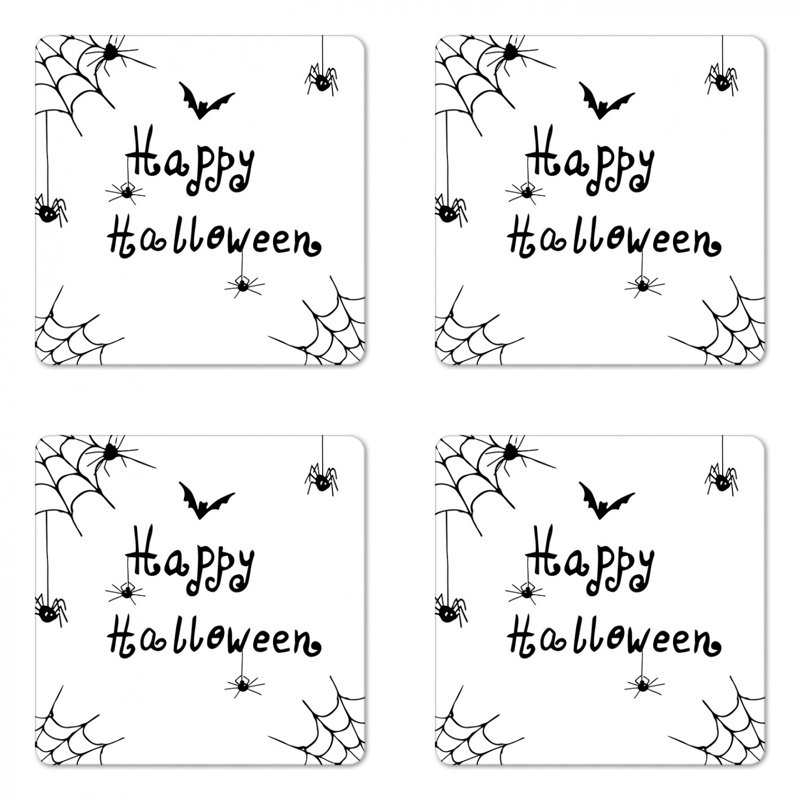 Square 4 Piece Coaster Set