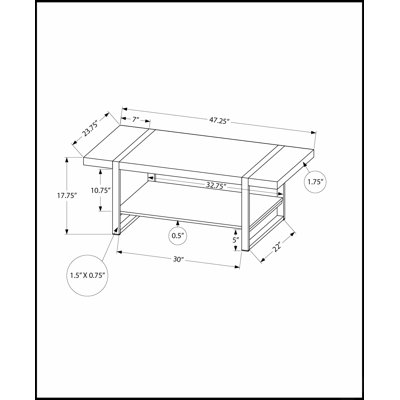 Table basse rectangulaire moderne en bois de manguier avec structure en métal, idéale pour les salons contemporains et une décoration élégante.