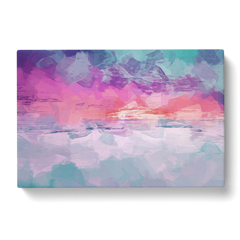 Ocean Of Clouds In Abstract - Wrapped Canvas Painting, 40cm H x 60cm W x 3cm D
