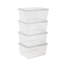 Bacs de rangement en plastique de qualité supérieure Martha Stewart Brody