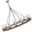 Lustre rustique d'extérieur à 1 lumière Sawyer-1870666403