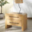 Katrina Wood 2 Drawer Nightstand-1265692341