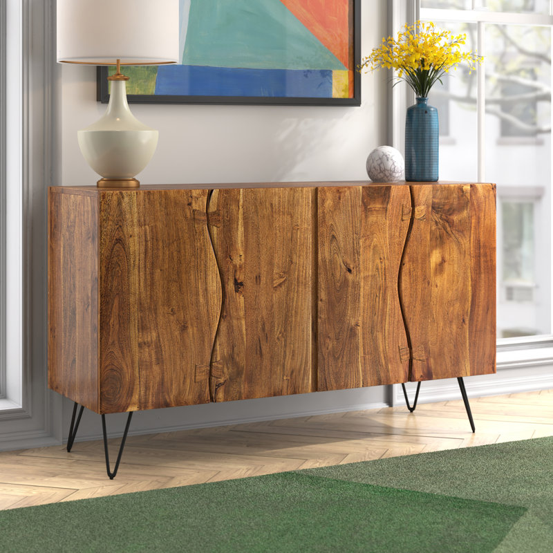 Gordonsville 54'' Solid Wood Sideboard, Dark Brown
