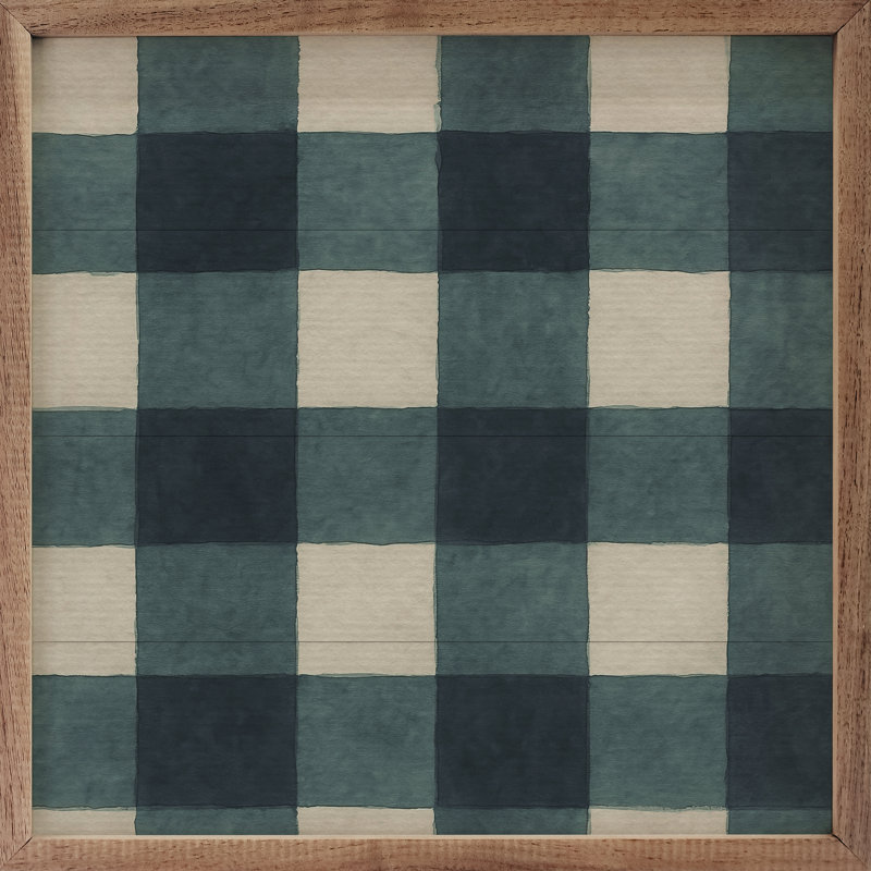 Tissu écossais des Fêtes, Bleu, H 16 po x l 16 po