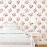 Secret Garden Floral Bouquet Design 33' L x 21" W Wallpaper Roll