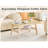 39 inch Solid Wood Double-Layer Coffee Table