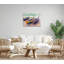 three fishing boats in Eretrat by Monet Claude 57cm H X 76cm W CrystalArt Material Acrylic Glass Effect, Frameless Panel Lightweight Ready to Hang