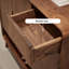 Armoire à chaussures en bois massif