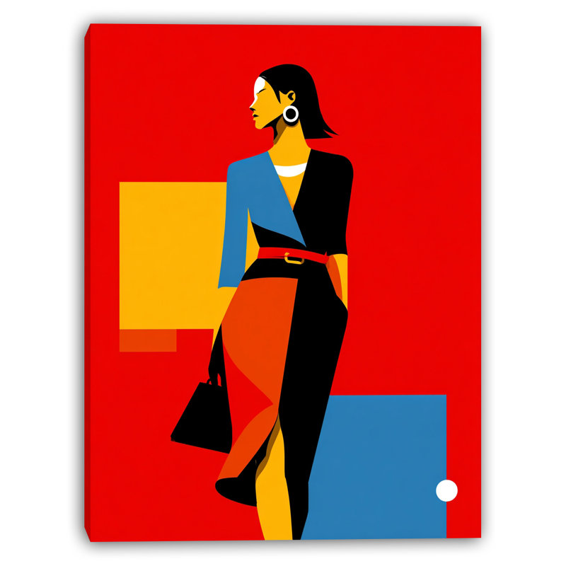 Art mural sur toile Bold Stance, H 24 po x l 16 po