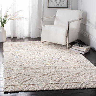 Sparta Shag Geometric Indoor/Outdoor Rug