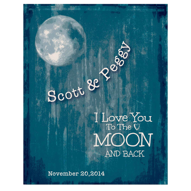 Décalcomanie murale i love you to the moon, Oui