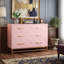Commode 6 tiroirs pour commode de chambre à coucher et garde-robe avec glissières à fermeture en douceur, ensemble anti-basculement | Organisateur de rangement H 28,7 po?-2097455343