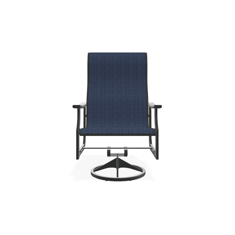 St. Catherine Polymer Outdoor Lounge Chair, Graphite, James