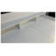 Comptoir de laveuse-sécheuse 54 pouces avec patins antidérapants - Organisateur de rangement pour salle de lavage à double couche, plateau de rangement en panneau de fibres à densité moyenne imperméable avec rebord pour l'organisation de la salle de lavage (blanc)-124413435