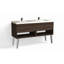 Modo 60" W Freestanding Double Bathroom Vanity with Dawson Leg-824200136-824200130-824200159
