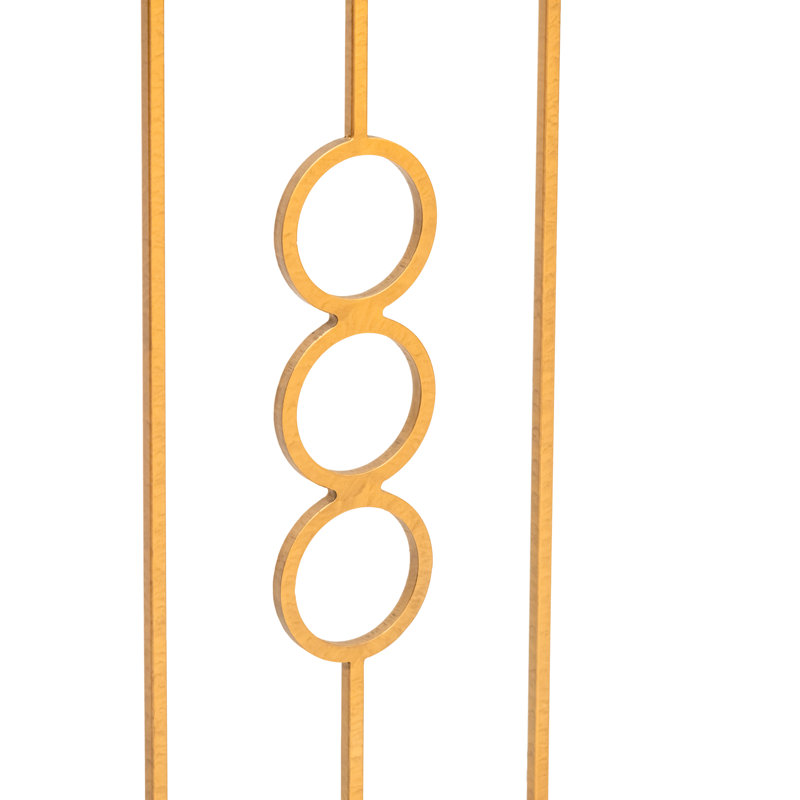 Petite Ringlet Console, Royal Gold, Carrera Marble