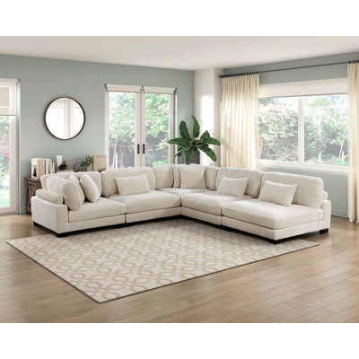 Canapé modulaire 5 pièces Sumekh