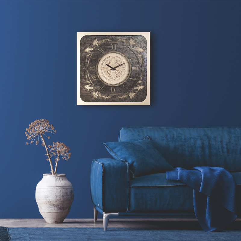Alizaya Wood Wall Clock, 80cm H x 80cm W