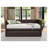 Faux Leather Upholstered Daybed with Trundle-661026167