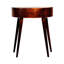 Console simple et élégante avec plateau en bois, table basse de loisirs