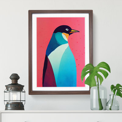 Penguin In Colour No.2 Abstract - Print