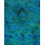 Tapis bleu noué à la main Mazarine, unique en son genre - bleu