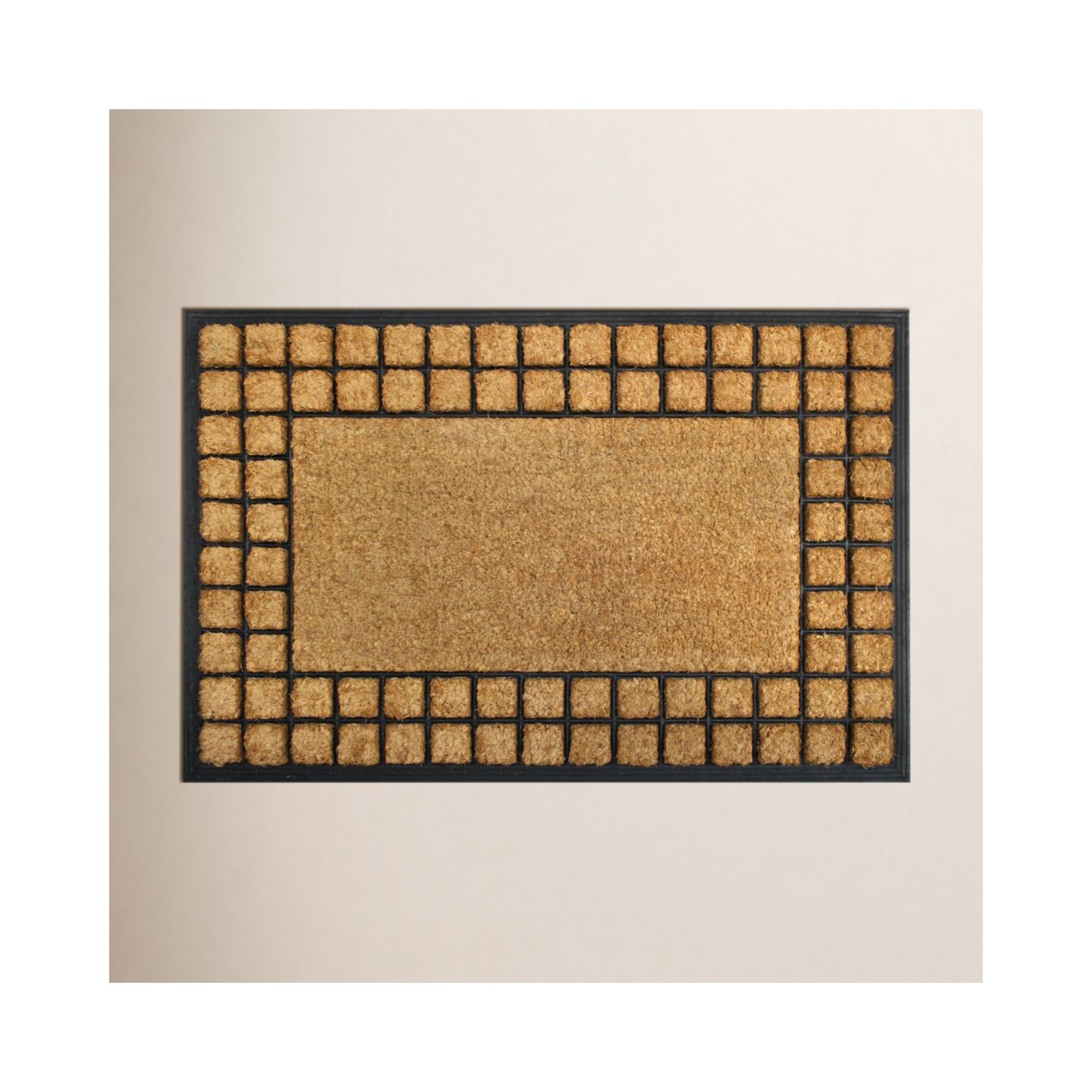 Eaton Non-Slip Geometric Outdoor Doormat
