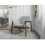 Fauteuil en bois de frêne gris Miller-785285327