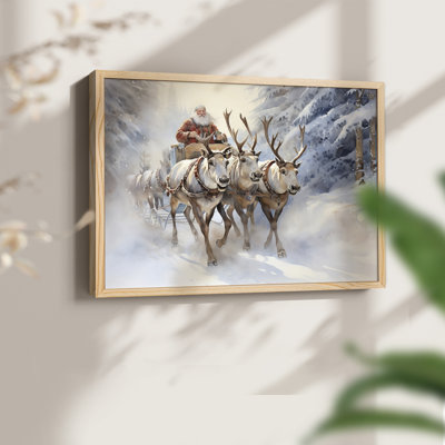 «Chirstmas Art» - CECLXV III - Reproduction encadrée - Restickable