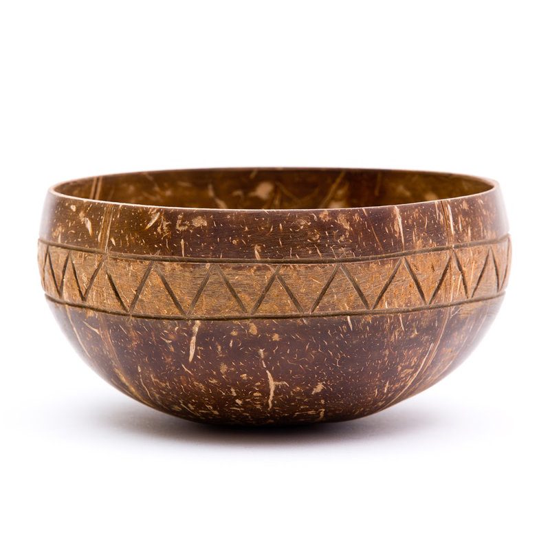 17 oz. Zigzag Coconut Dessert Bowl