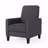 Fabric Upholstered With Push Back With Recliner Function Chair