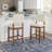 Upholstered Counter Stool with Solid Wood Frame-52517047-52517034