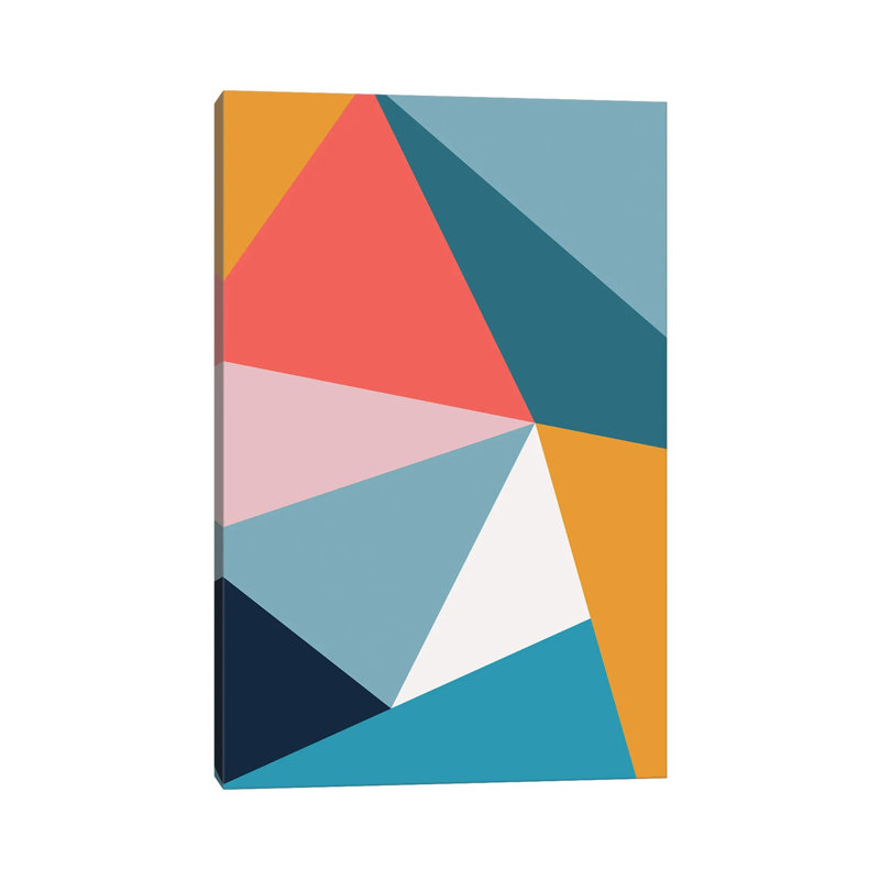 Modern Geometric XXXIV - Print on Canvas, Wrapped Canvas, 20.32 cm H x 30.48 cm W