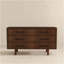 Commode à 6 tiroirs en bois massif Logan