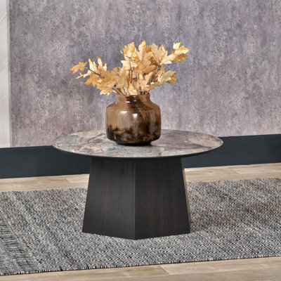 Teaisha Pedestal Coffee Table