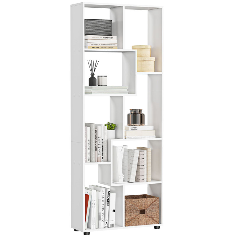 178cm H x 70cm W Standard Bookcase, White