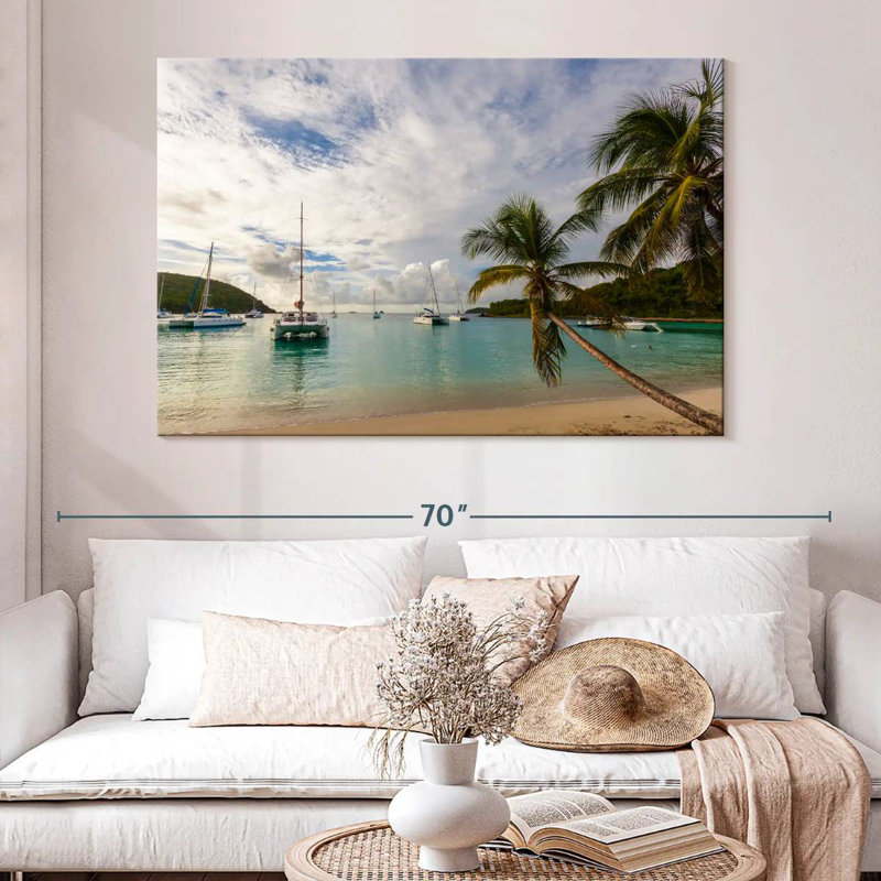 Gillard Mayreau Island Boats, 34" H x 51" W