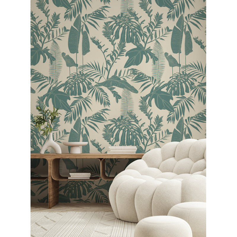 Murale Borelli Jungle Leaves, L 96 po x l 24 po