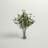 36'' Faux Ficus Plant in Glass Decorative Vase