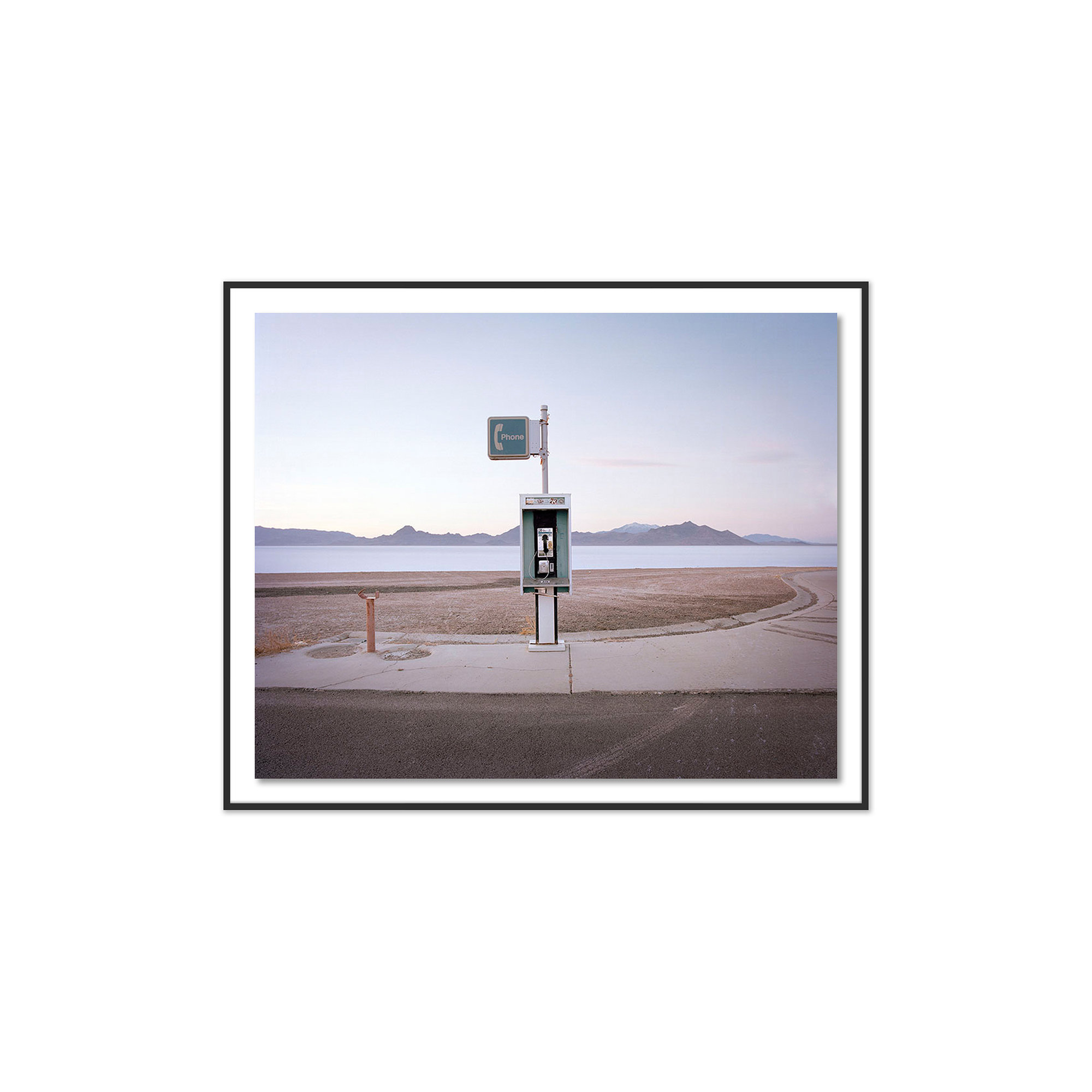 Bonneville Pay Phone by Ryann Ford, Black, 59" H x 72" W x 2.5" D