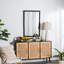 Miroir rectangulaire noir