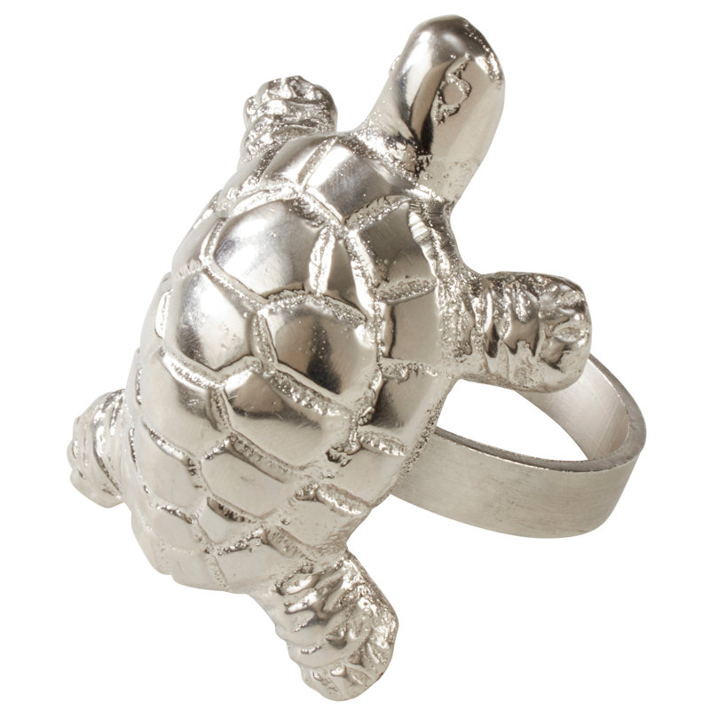 Anneau de serviette en tortue design