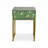 Bone Inlay Green Bedside Table