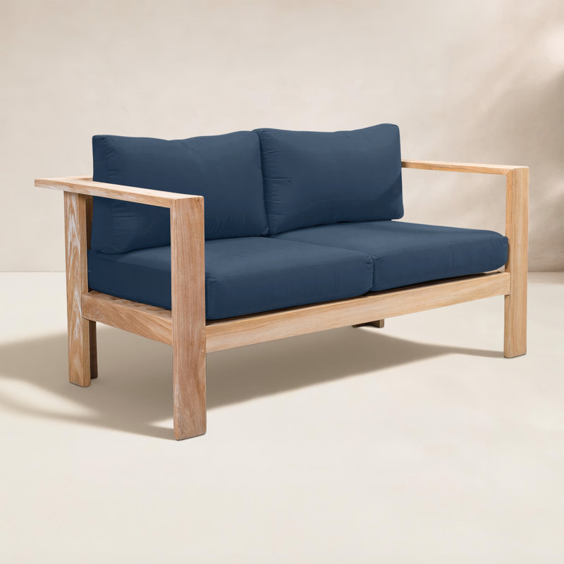 Ando Loveseat with Cushions, Spectrum Indigo Sunbrella®