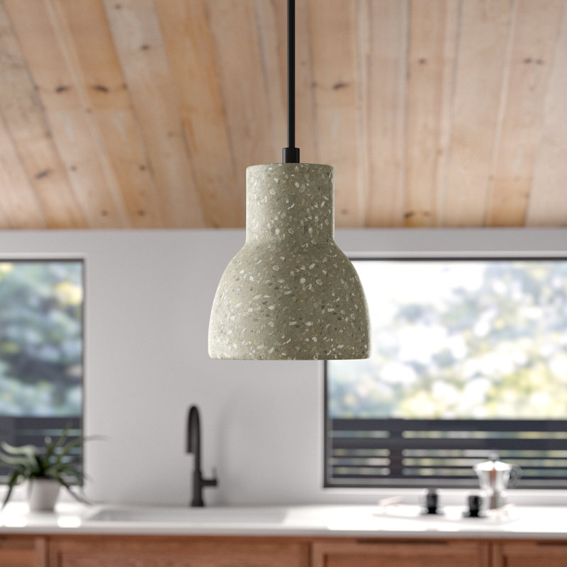 Luminaire suspendu en forme de cloche à 1 lumière Verena