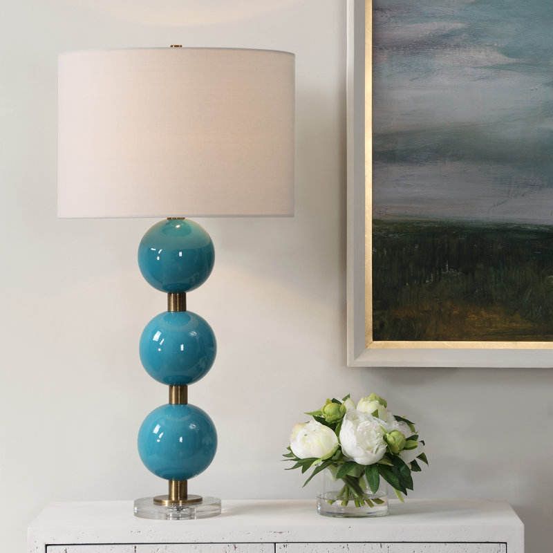 Itsamari Blue Glaze Table Lamp