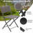 Teree 2 - Person Wicker Patio Dining Set with Square Table-1433175977