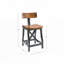 Tabouret de comptoir avec dossier