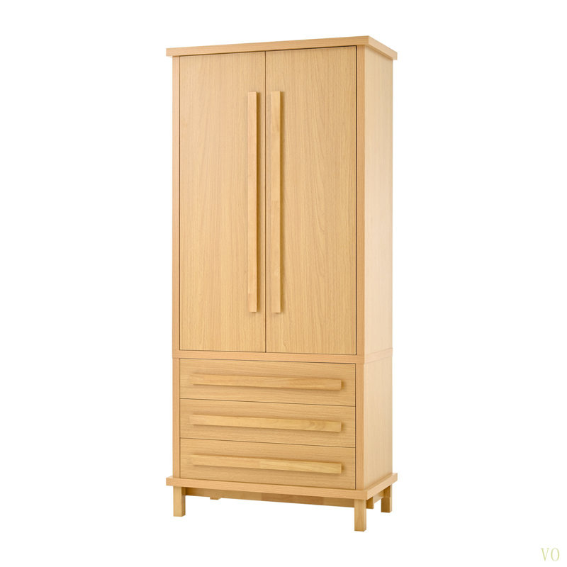 Armoire de cuisine 70 "avec 2 tablettes d'armoire, armoire en bois luxueuse avec 6 tablettes de porte et 3 tiroirs pour la cuisine, la salle à manger